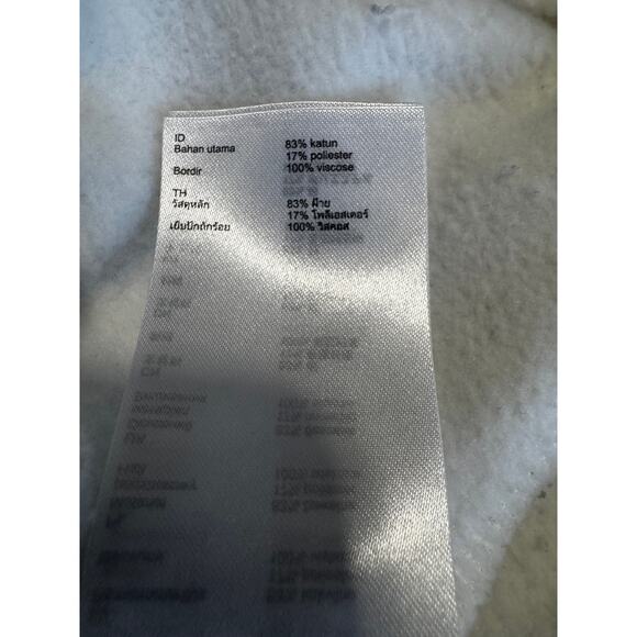 MAJE Embroidered GYPS Sweatshirt/Jumper White Size 1 (Small) - Picture 6 of 7